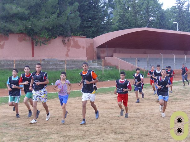 جانب من الأطفال جانب من الأطفال خلال الحصة التدريبية
