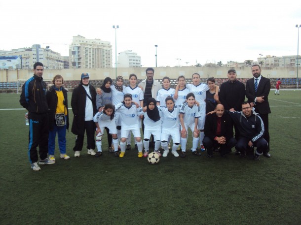 الطاقم الكامل للمنتخب النسوي لنيابة اقليم وزان لكرة القدم