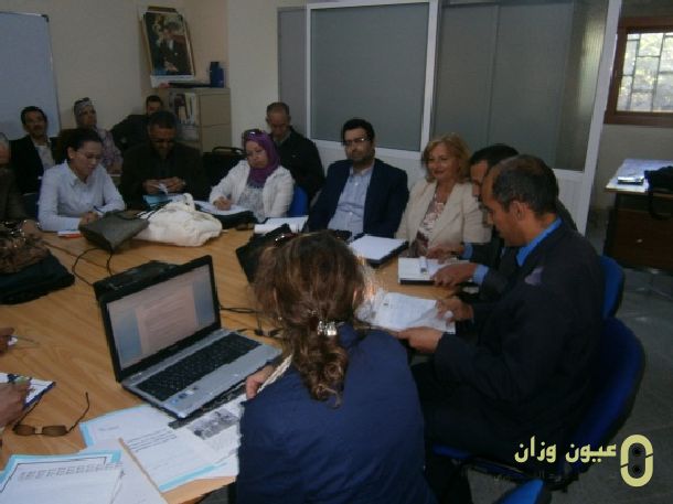 اجتماع اللجنة الإقليمية لتنسيق مشروع دعم تدبير المؤسسات التعليمية PAGESM بنيابة وزان