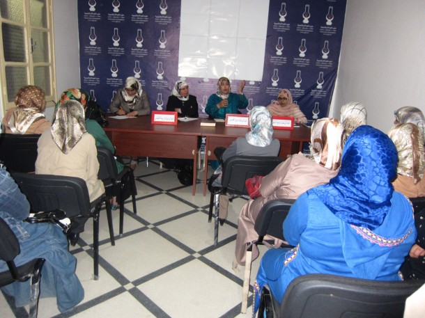 القافلة النسوية التي نظمتها منظمة نساء العدالة والتنمية بإقليم وزان