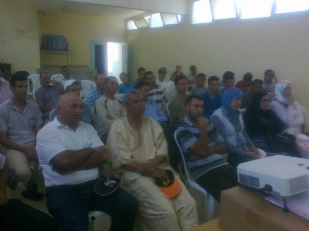 جانب من الاجتماعات التي تقوم بها الجمعية استعدادا للمهرجان