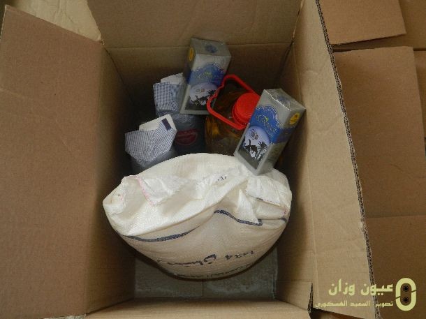 توزيع المساعدات الرمضانية بوزان