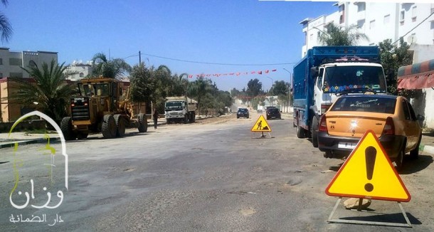 إصلاح طريق شفشاون بتعاون بين عامل الإقليم والبرلمانيين وإحدى المقاولات المحلية.