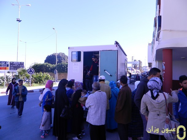 القافلة الثالثة للتحسيس بمرض فقدان المناعة المكتسبة السيدا تحل بوزان