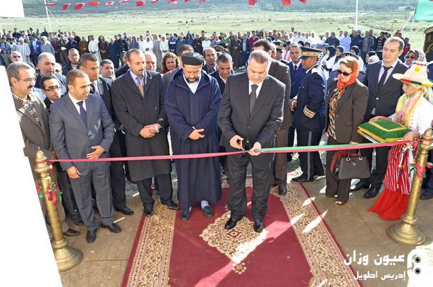 عامل إقليم وزان يعطي انطلاقة مجموعة من المشاريع