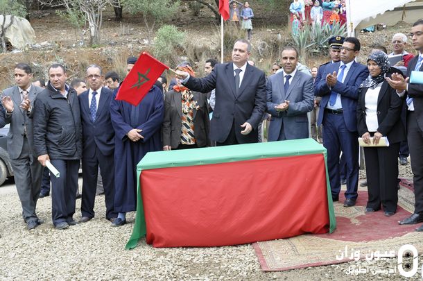 عامل إقليم وزان يعطي انطلاقة أشغال إصلاح وتكسية الطريق الوطنية رقم 13