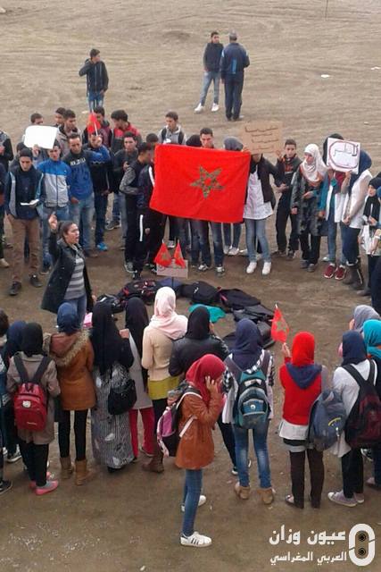 تلاميذ مقريصات يطالبون بتلبية مطالبهم