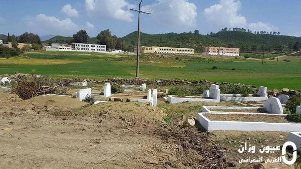 المجتمع المدني بمقريصات إقليم وزان ينظم حملة تنظيف مقبرة مقريصات