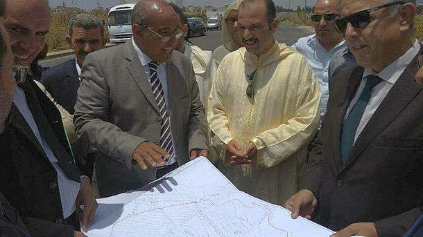 اللجنة المختلطة تتفقد البقعة الأرضية المخصصة لبناء المستشفى الإقليمي لوزان