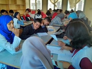 نادي القراءة بثانوية علال الفاسي التأهيلية بابريكشة إقليم وزان ينظم ورشة تعليمية
